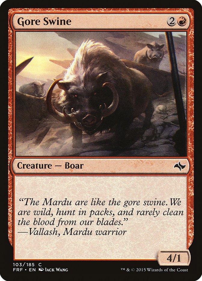 Gore Swine [Fate Reforged] - Bea DnD Games