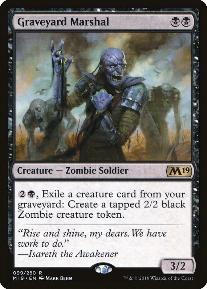 Graveyard Marshal [Core Set 2019] - Bea DnD Games