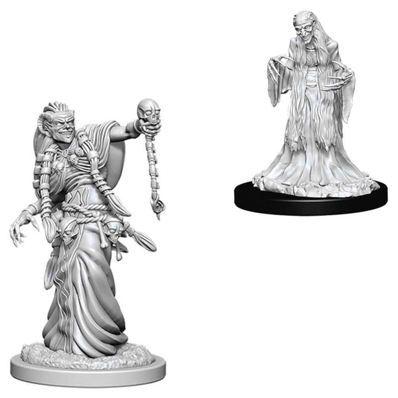 Green Hag & Night Hag Nolzurs Marvelous Unpainted Miniatures - Bea DnD Games