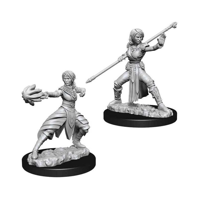 Half-Elf Monk (Female) Nolzurs Marvelous Unpainted Miniatures - Bea DnD Games