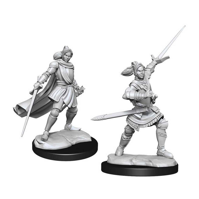 Half-Elf Paladin Xhorhas (Female) Critical Role Unpainted Miniatures - Bea DnD Games