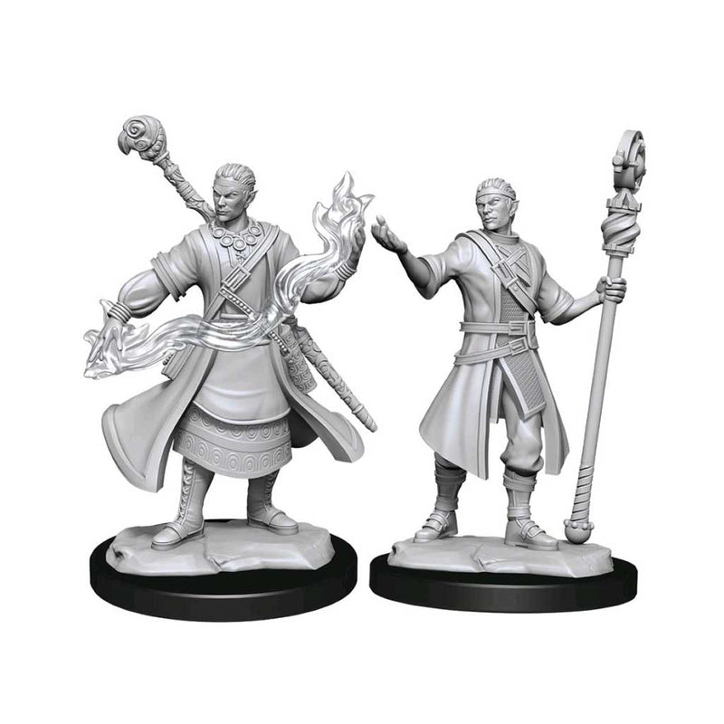 Half-Elf Wizard Nolzur's Marvelous Unpainted Miniatures - Bea DnD Games