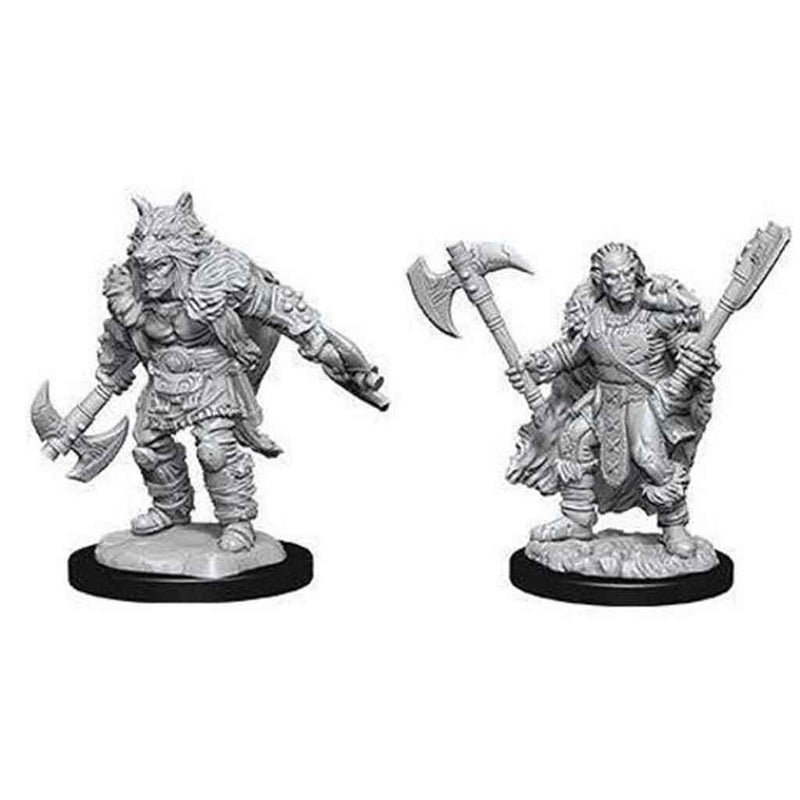 Half-Orc Barbarian Nolzur's Marvelous Unpainted Miniatures - Bea DnD Games