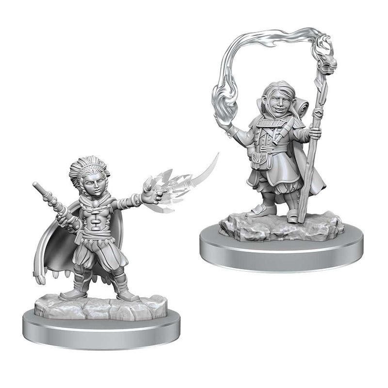Halfling Wizards - Nolzurs Marvelous Unpainted Miniatures - Bea DnD Games
