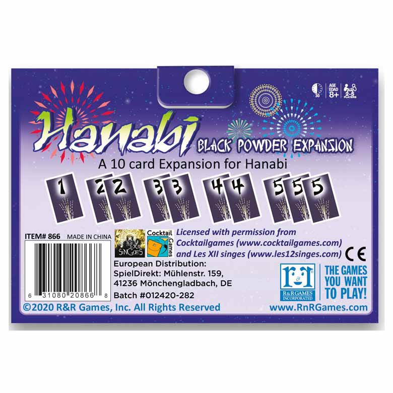 Hanabi Black Powder Expansion - Bea DnD Games