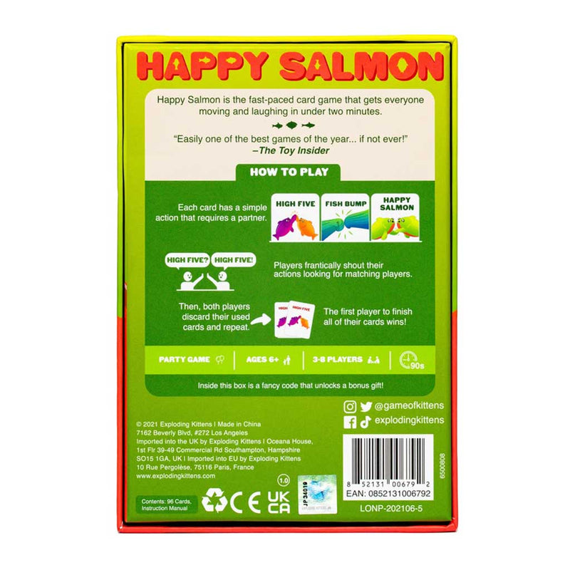 Happy Salmon (By Exploding Kittens) - Bea DnD Games