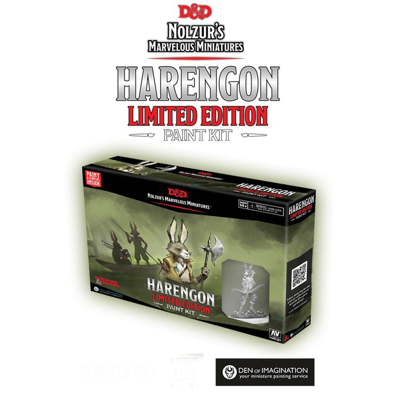 Harengon Limited Edition Paint Night Kit Marvelous Unpainted Miniatures - Bea DnD Games