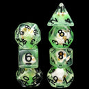 Haunted Swamp - 7 Piece Polyhedral Dice Set + Dice Bag - Bea DnD Games
