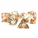 Haunted Treasure - 7 Piece Polyhedral Dice Set + Dice Bag - Bea DnD Games