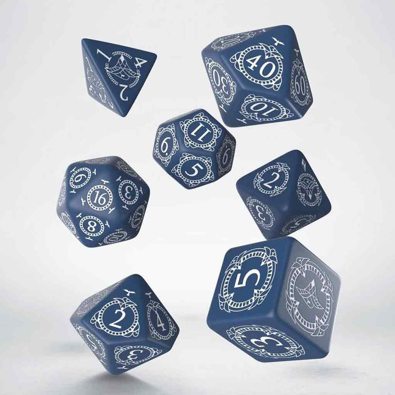 Hells Rebels 7pc polyhedral dice set by Q Workshop - Bea DnD Games