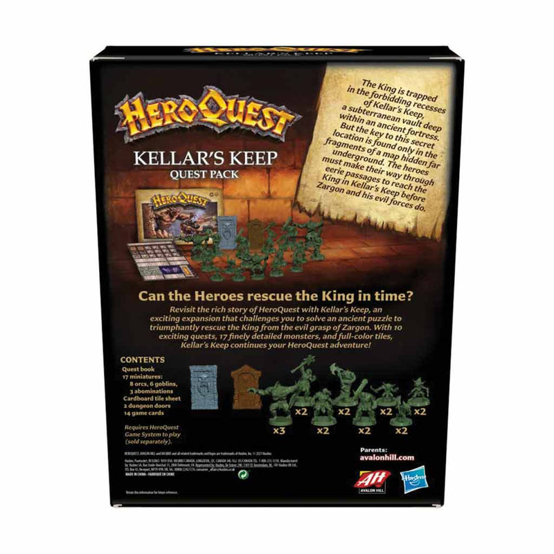 HeroQuest Kellar's Keep Expansion - Bea DnD Games