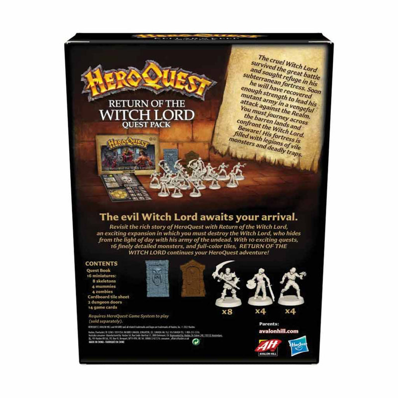 HeroQuest Return of the Witch Lord Expansion - Bea DnD Games