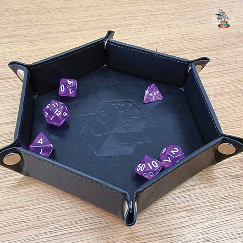 Hexagon Dice Tray 8" - Bea DnD Games