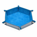 Hexagon Dice Tray - Blue - Bea DnD Games