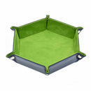 Hexagon Dice Tray - Green - Bea DnD Games