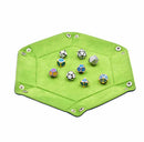 Hexagon Dice Tray - Green - Bea DnD Games