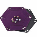 Hexagon Dice Tray - Purple - Bea DnD Games
