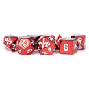 Hihi'irokane - 7 Piece Metal Polyhedral Dice Set & Dice Case - Bea DnD Games
