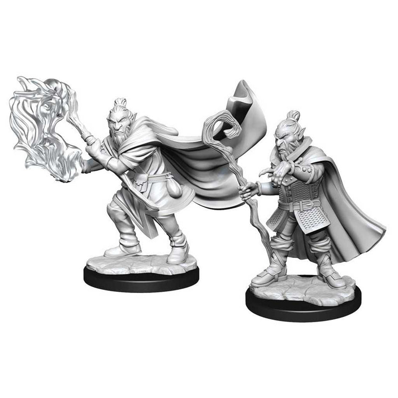 Hobgoblin Wizard and Druid Male Critical Role Unpainted Miniatures - Bea DnD Games