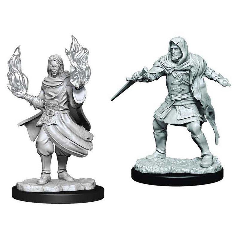 Hollow One Rogue and Sorcerer (Male) Critical Role Unpainted Miniatures - Bea DnD Games