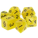 Honey Dew - 7 Piece Polyhedral Dice Set + Dice Bag - Bea DnD Games