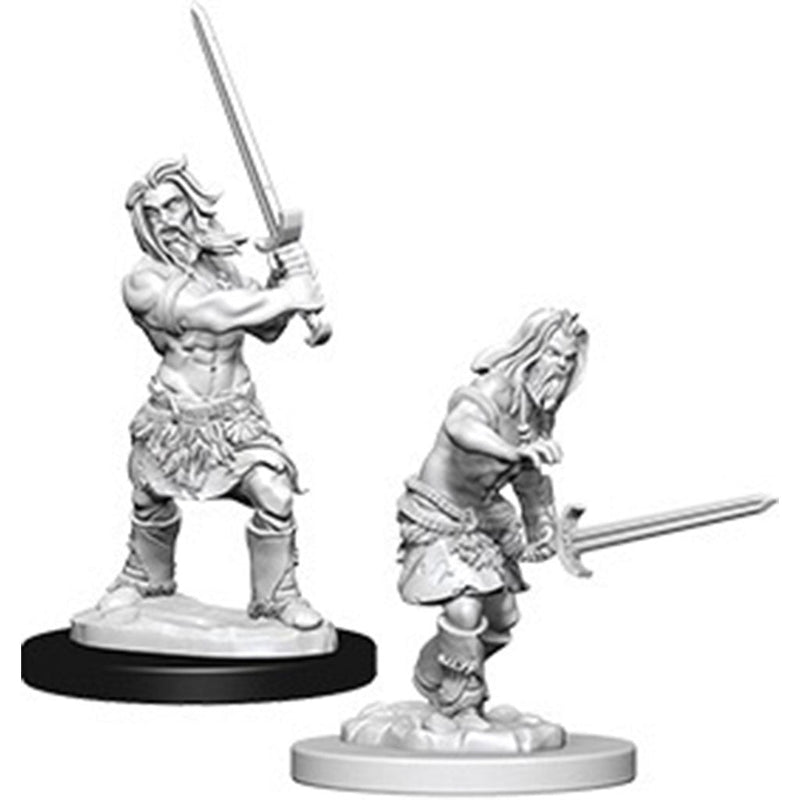 Human Barbarian - Deep Cuts Unpainted Miniatures - Bea DnD Games