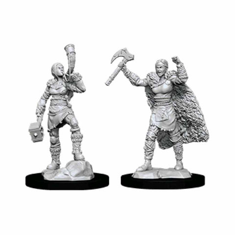 Human Barbarian (Female) Nolzur's Marvelous Unpainted Miniatures - Bea DnD Games