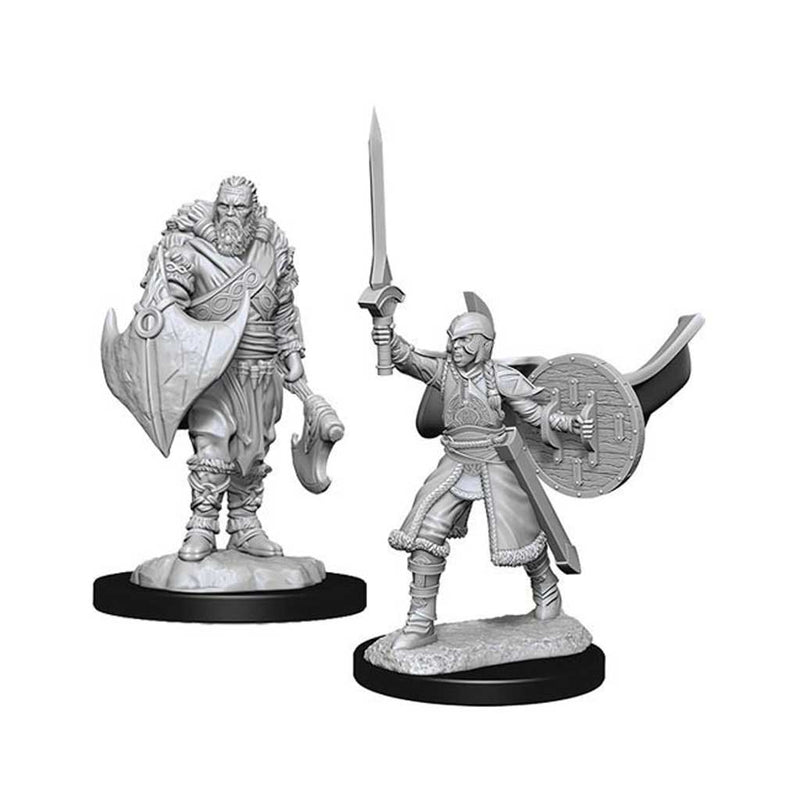 Human Berserkers - Magic the Gathering Unpainted Miniatures - Bea DnD Games