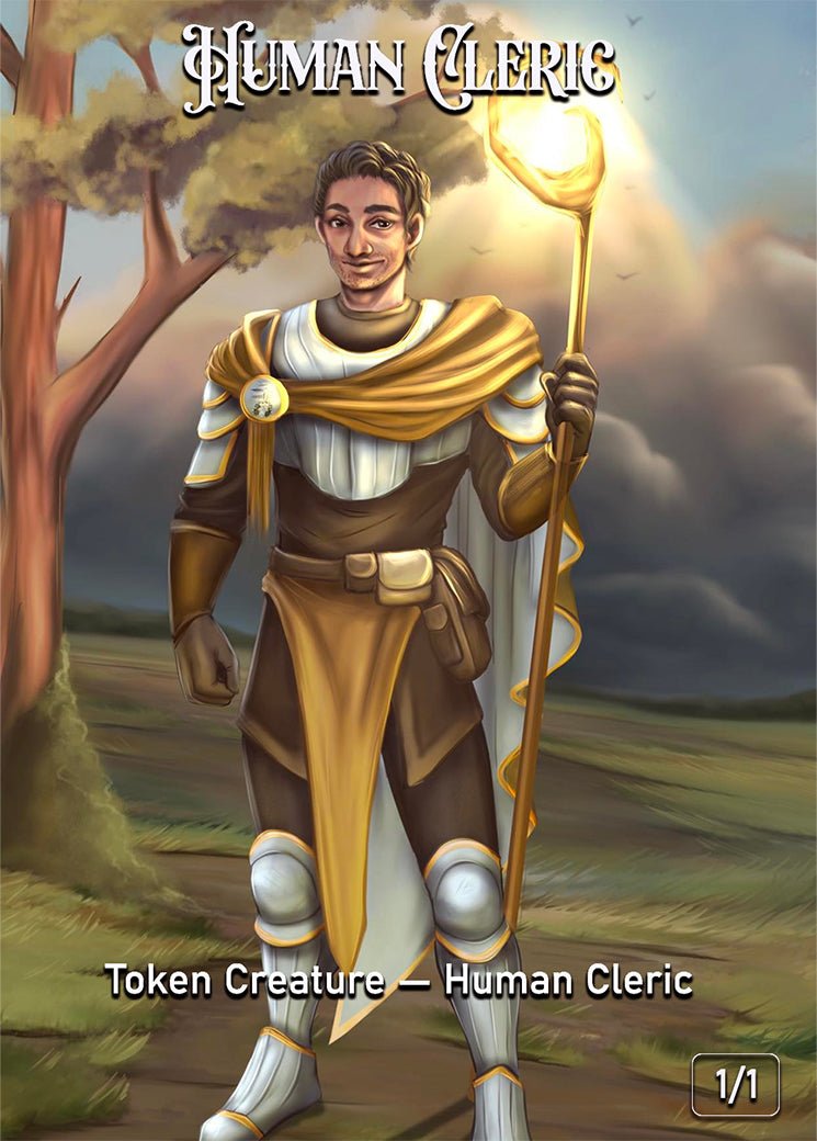 Human Cleric Token [Bea DnD Games Tokens] - Bea DnD Games
