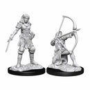 Human Fighter (Female) Deepcuts Unpainted Miniatures - Bea DnD Games