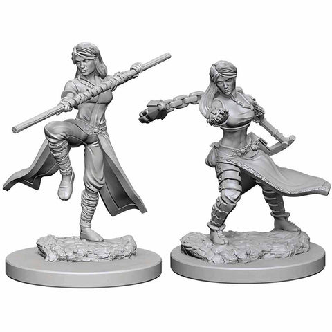 Human Monk (Female) Nolzurs Marvelous Unpainted Miniatures - Bea DnD Games