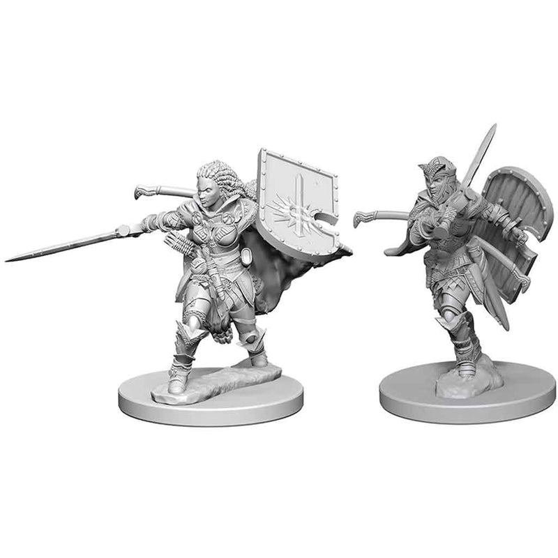Human Paladin (Female) Deepcuts Unpainted Miniatures - Bea DnD Games