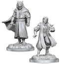 Human Sorcerer Merchant & Tiger Demon Critical Role Unpainted Miniatures - Bea DnD Games