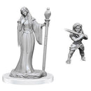 Human Wizard & Halfling Holy Warrior (Female) Critical Role Unpainted Miniatures - Bea DnD Games