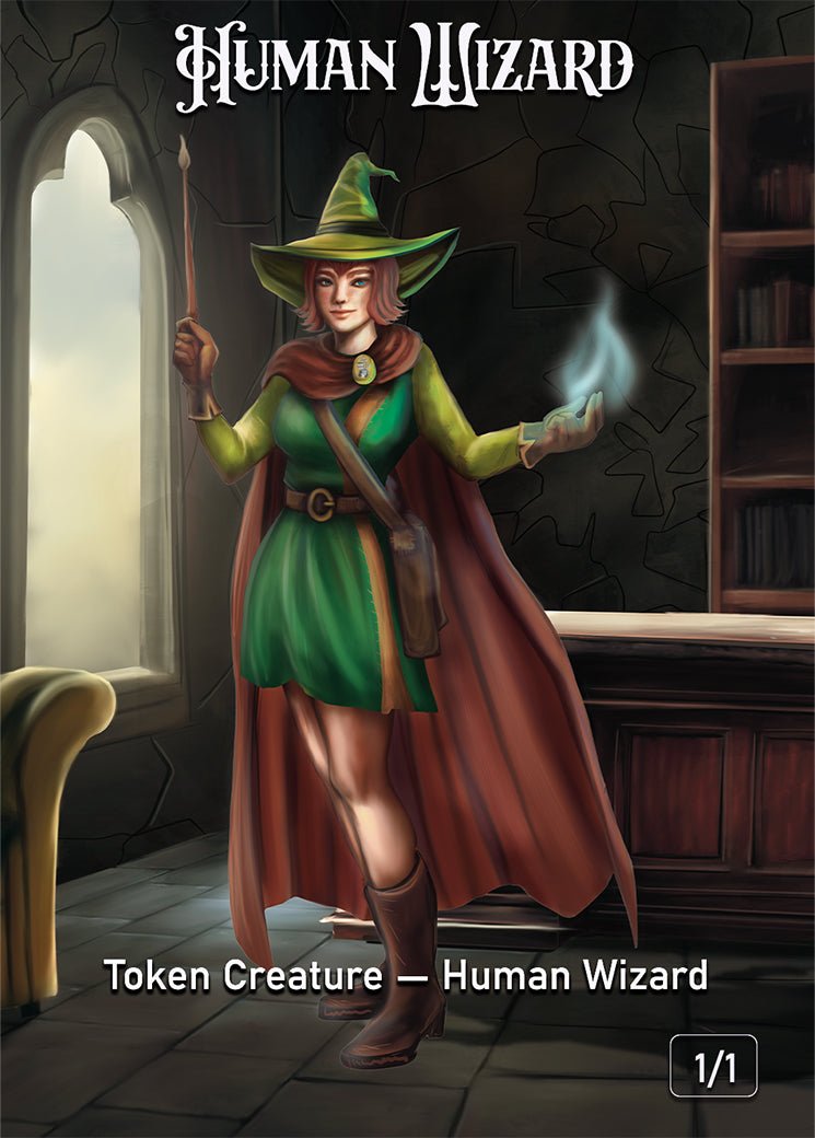 Human Wizard Token [Bea DnD Games Tokens] - Bea DnD Games