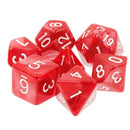 I Cast Fireball - 7 Piece Polyhedral Dice Set + Dice Bag - Bea DnD Games