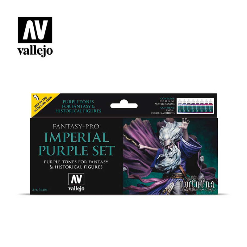Imperial Purple 8 Colour Set by Vallejo Game Colour - Bea DnD Games
