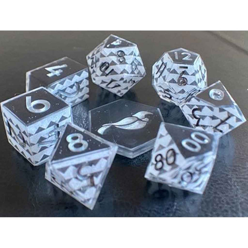 In Vogue - New Zealand Made Handcrafted Dice Set by Tui Dice - Bea DnD Games