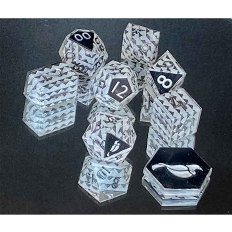 In Vogue - New Zealand Made Handcrafted Dice Set by Tui Dice - Bea DnD Games