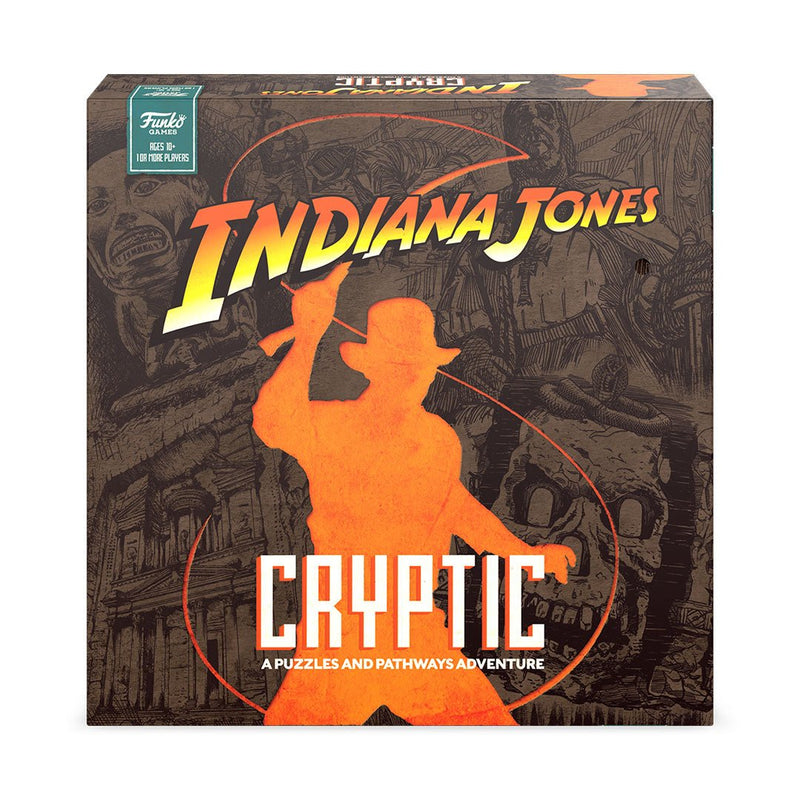 Indiana Jones Cryptic - A Puzzles and Pathways Adventure Board Game by Funko Games - Bea DnD Games