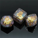 Intergalactic Artificer - 7 Piece Polyhedral Dice Set + Dice Bag - Bea DnD Games
