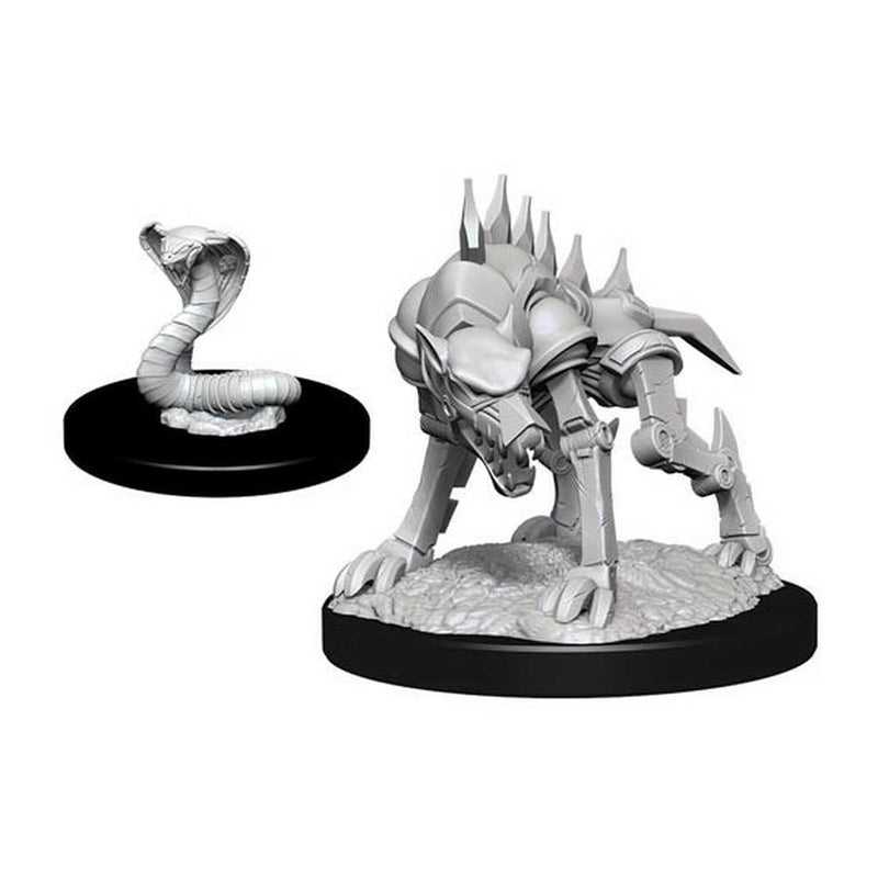 Iron Cobra & Iron Defender Nolzur's Marvelous Unpainted Miniatures - Bea DnD Games