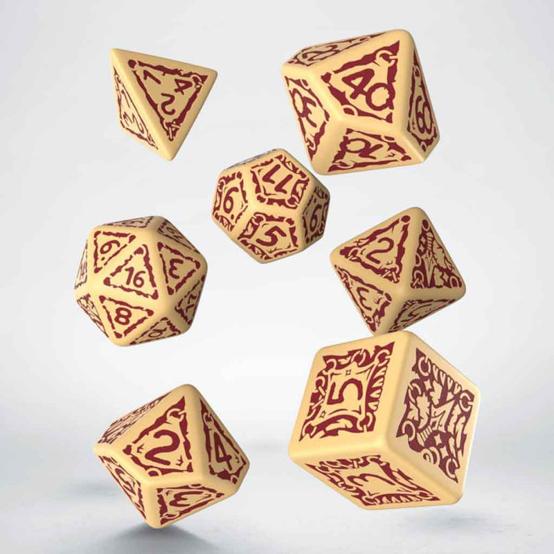 Ironfang Invasion 7pc Polyhedral Dice Set by Q Workshop - Bea DnD Games