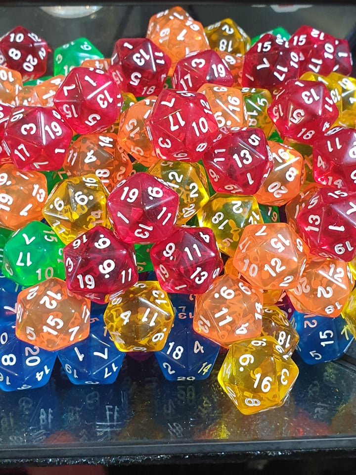 Jelly D20 (Twenty Sided Dice) - Bea DnD Games