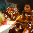 Ki Strike - 7 Piece Polyhedral Dice Set + Dice Bag - Bea DnD Games