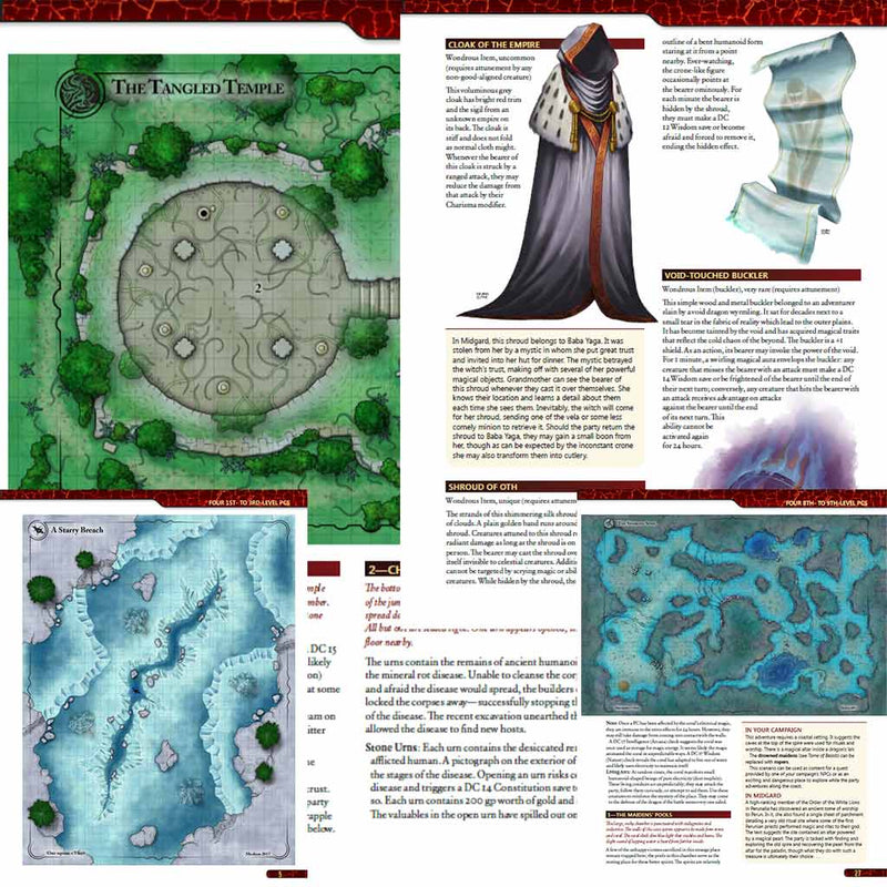 Kobold Press Prepared 2 - Tombs and Dooms- 12 one shot adventures for 5th Edition - Bea DnD Games