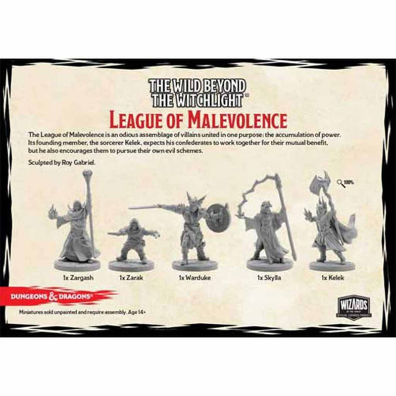 League of Malevolence - Wild Beyond the Witchlight - D&D Collectors Series Unpainted Miniatures - Bea DnD Games