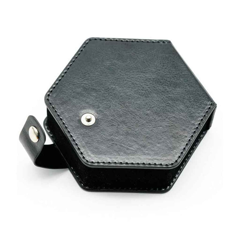 Leather Look Hexagon Dice Case - Bea DnD Games