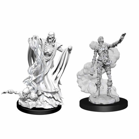 Lich & Mummy Lord Nolzur's Marvelous Unpainted Miniatures - Bea DnD Games
