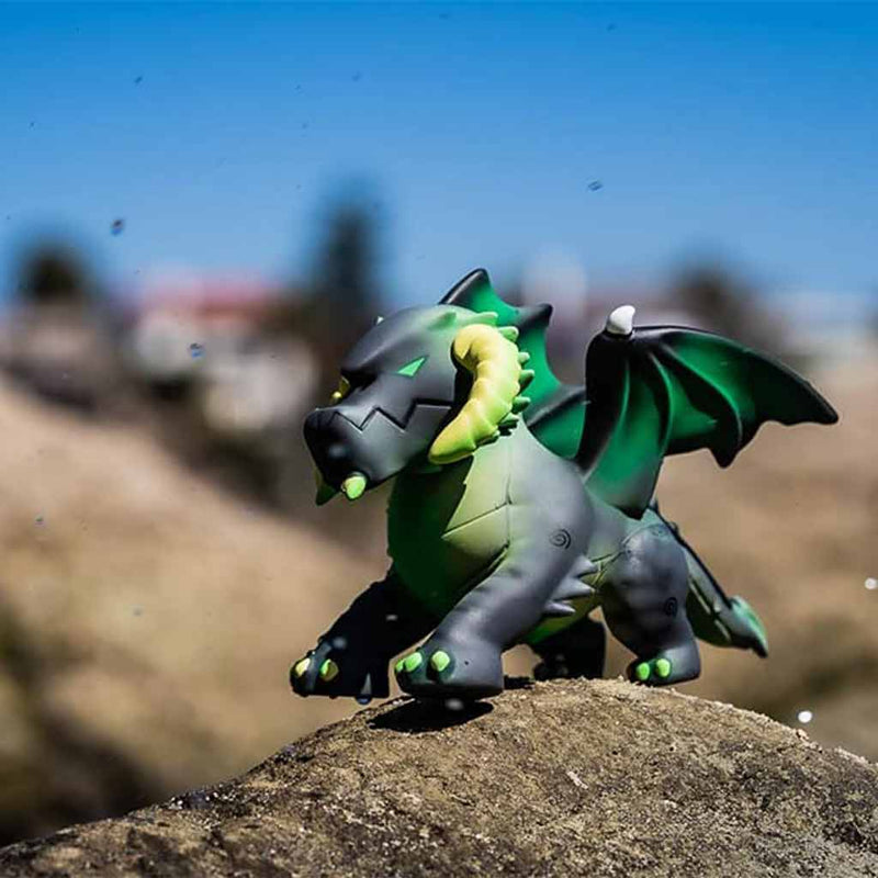 Limited Edition Acid Charged Black Dragon - D&D Figurines of Adorable Power Dungeons & Dragons - Bea DnD Games